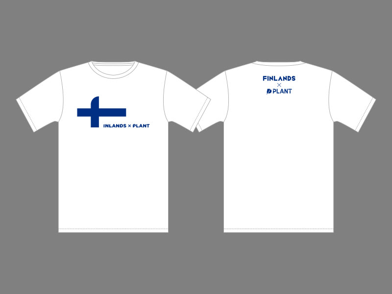 FINLANDS×PLANT オリジナル　Tシャツの画像